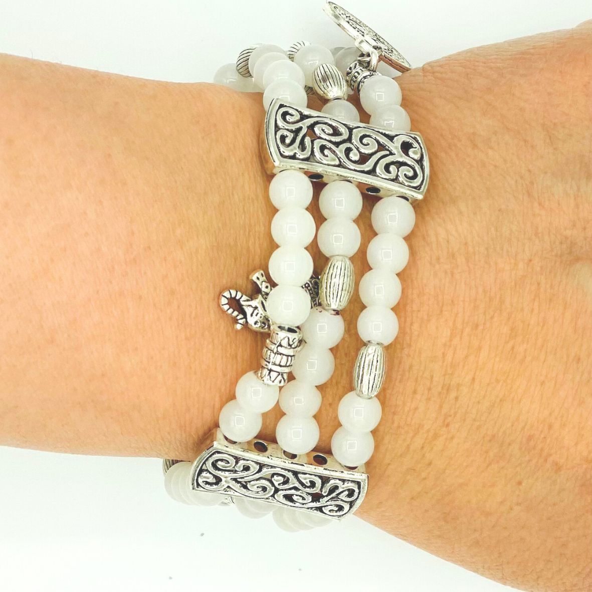 Lucky Charms Stretch Beaded Bracelet